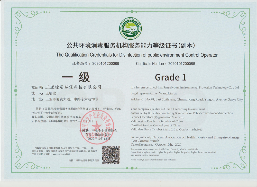 中欧在线（中国）一级资质副本